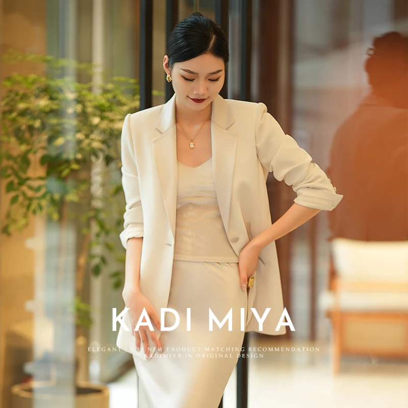 KADIMIYA【都市通勤】简约气质西装精致通勤礼服外套女装洋气女款