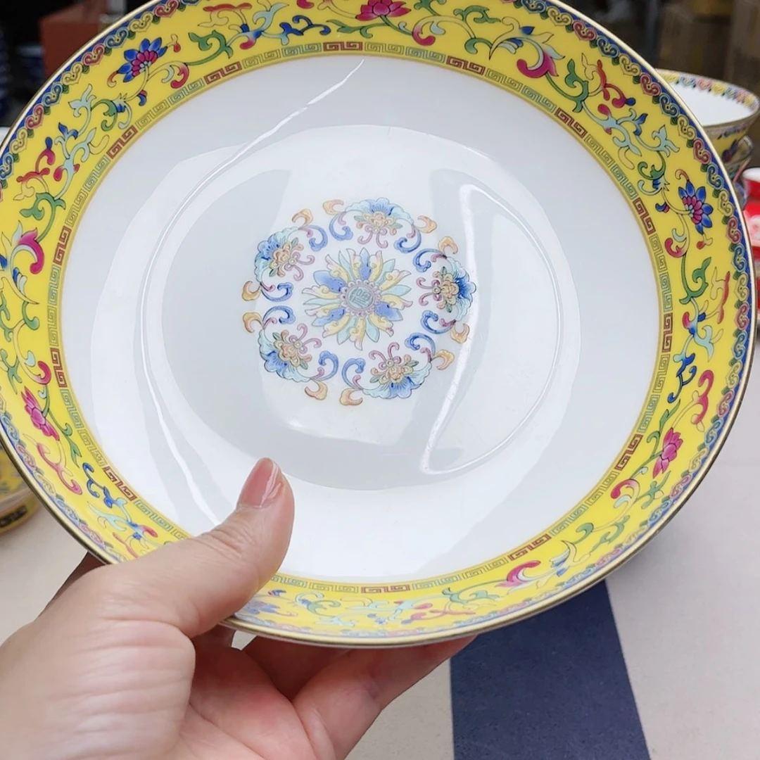 【闪购商品】珐琅8寸6个………………