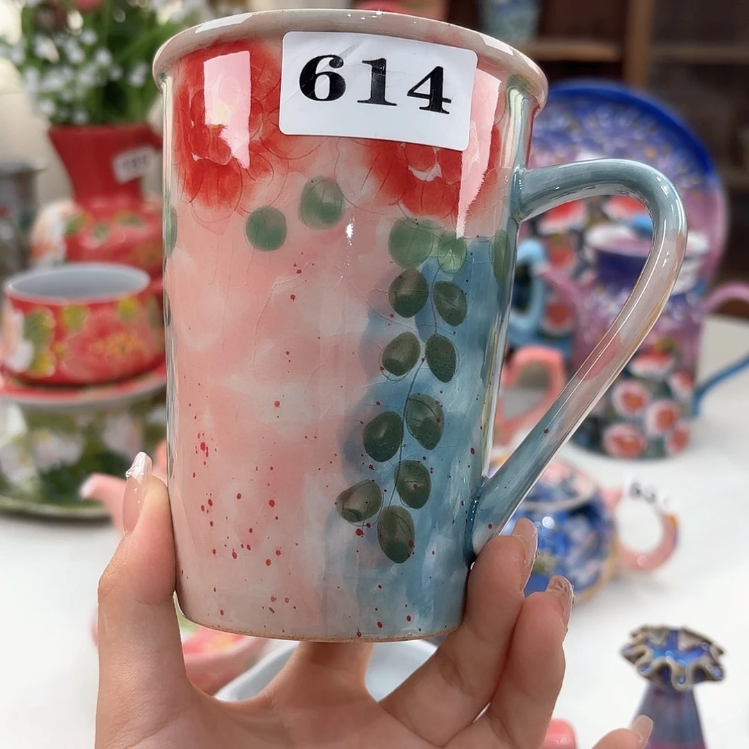 景德镇手绘高温釉下彩陶瓷茶具