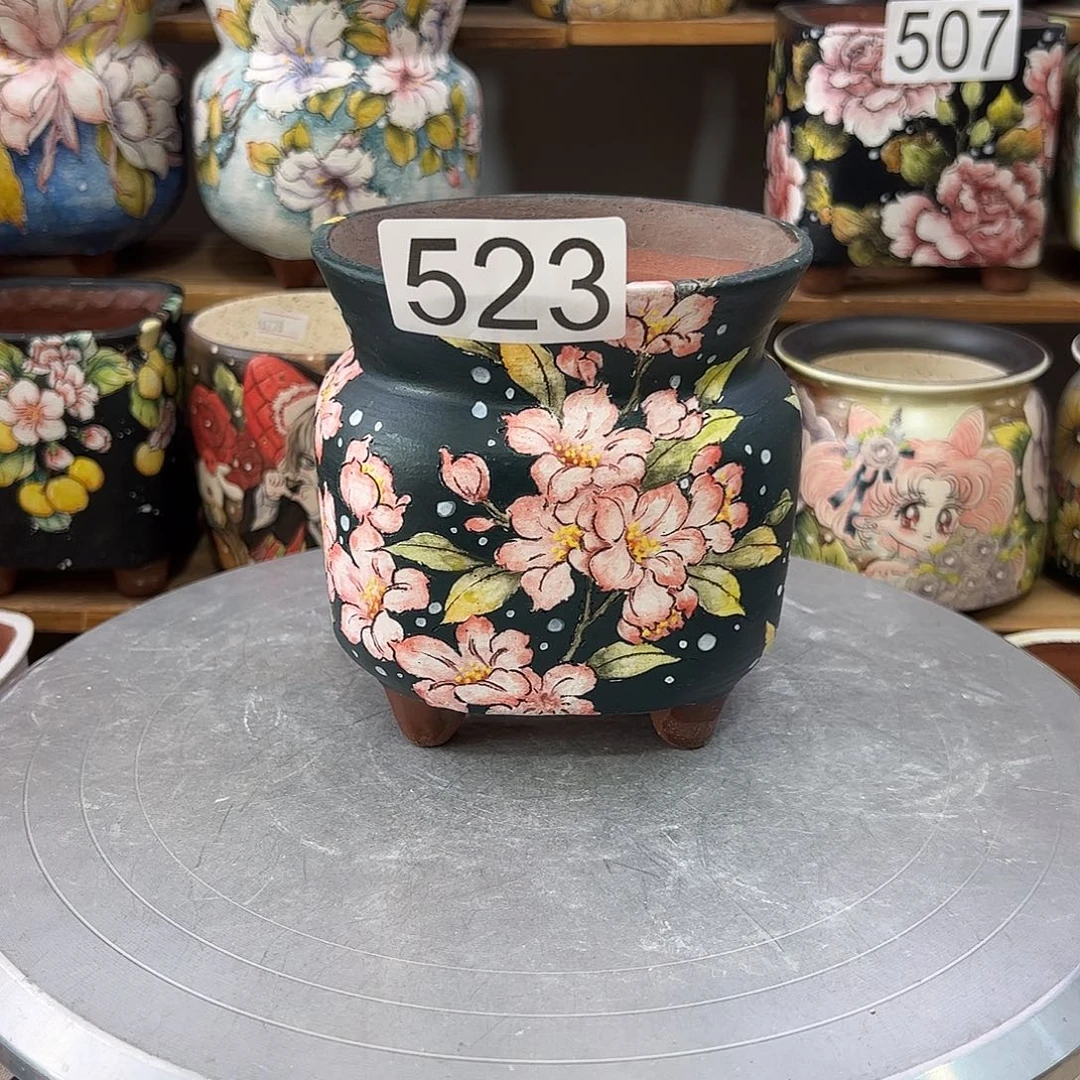 景德镇炫彩手绘口11高12.5