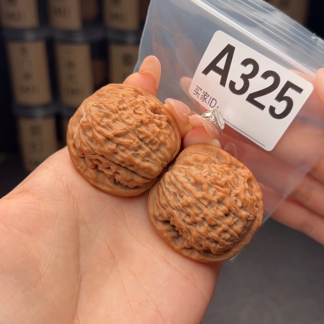 吊坠文玩核桃连花40全品