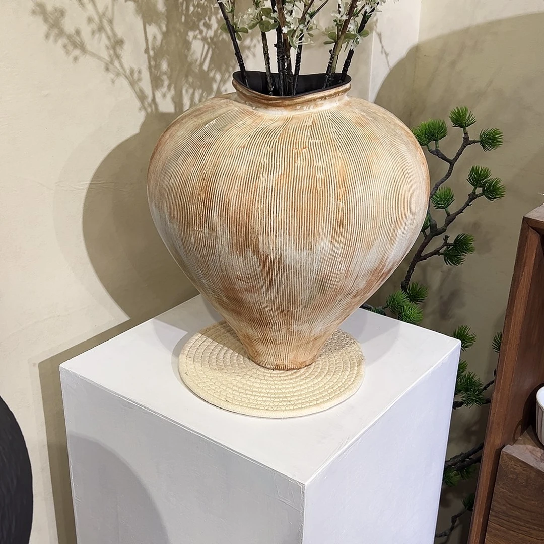 E***a瓶高36口10陶瓷花瓶无孔