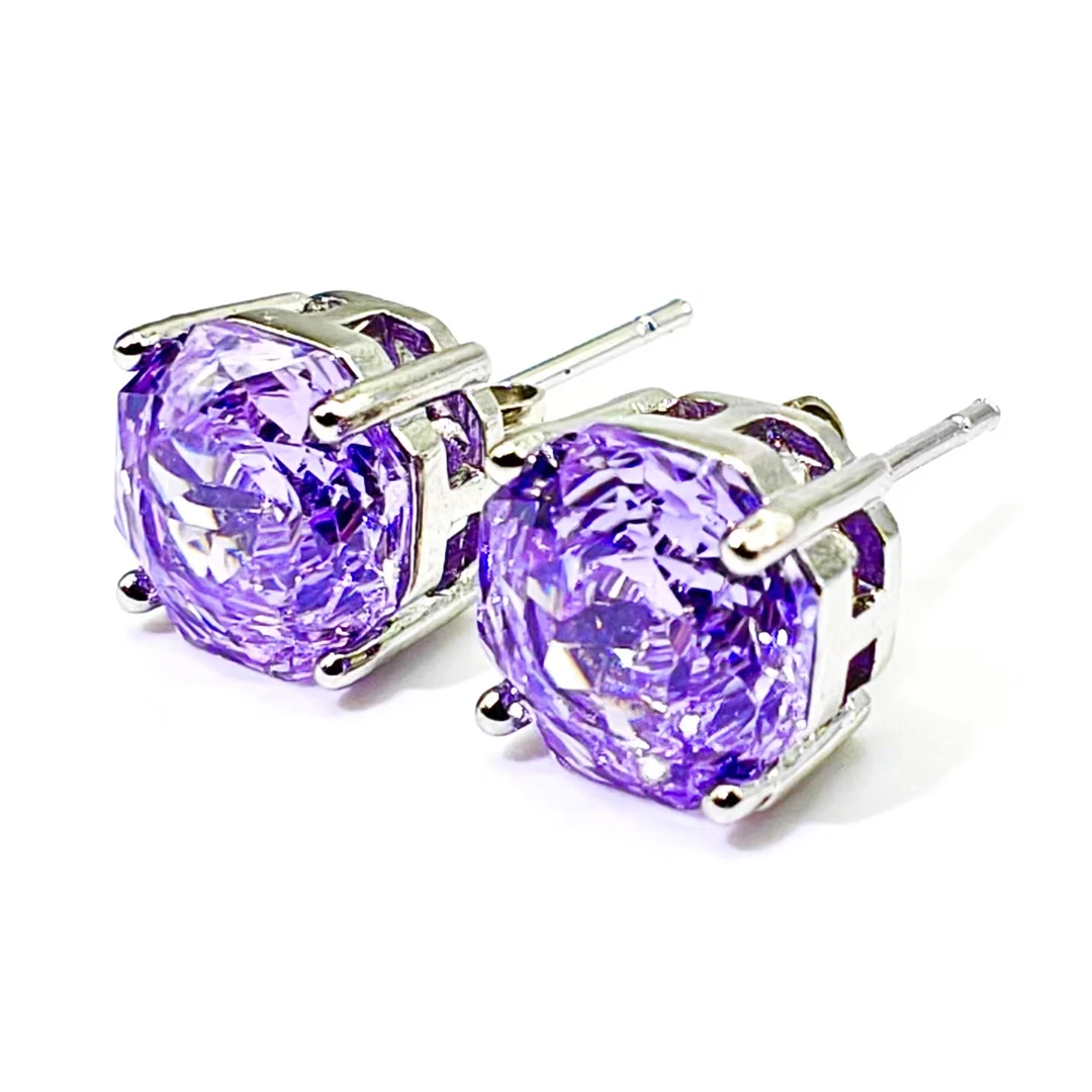 耳钉【紫色】简约精美耳钉DX-0535