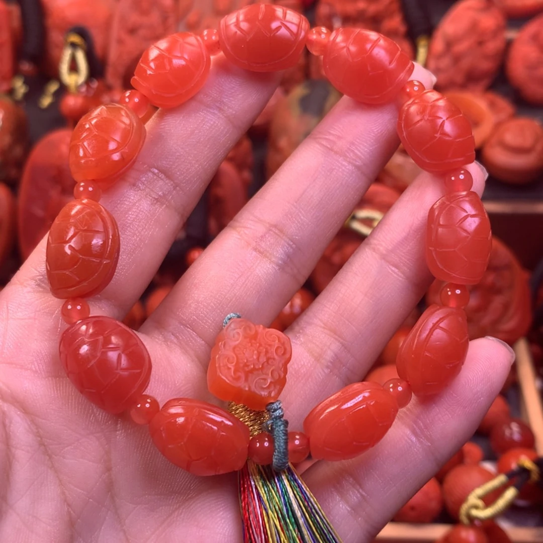 【闪购商品】未镶嵌手持南红玛瑙