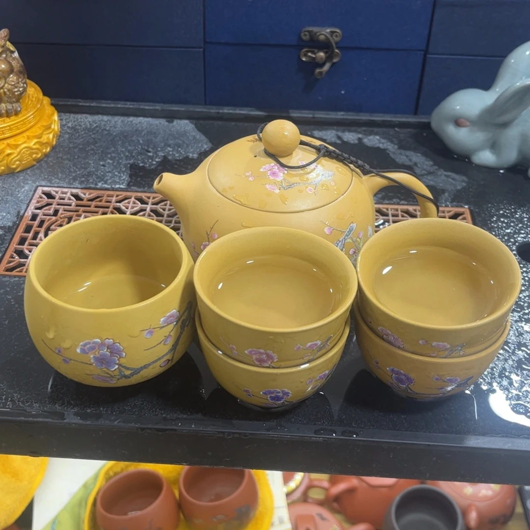 紫砂茶杯紫砂壶一壶5杯