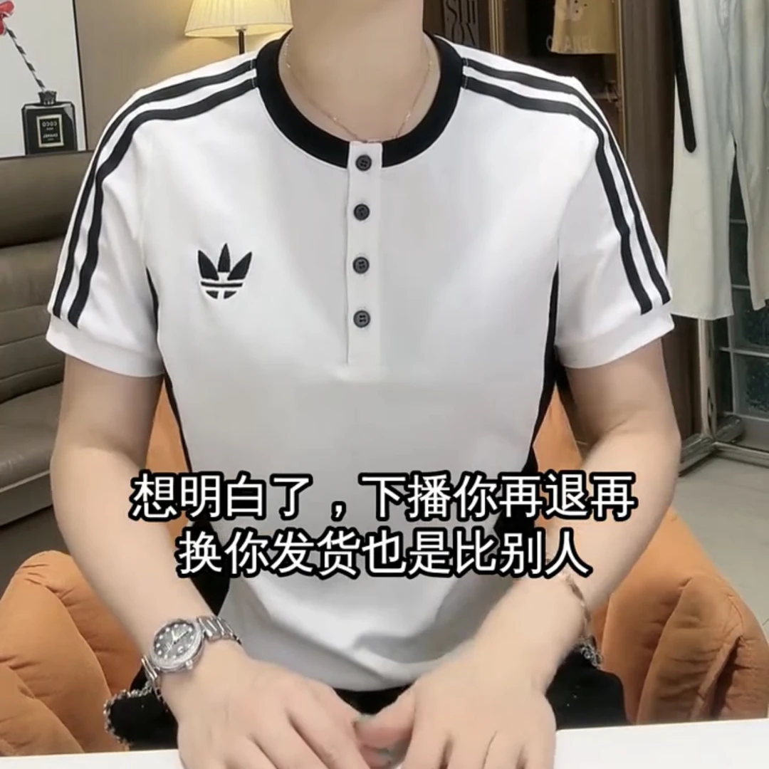 短袖T恤衫青春活力春夏圆领常规款T恤上衣翻领夏季透气