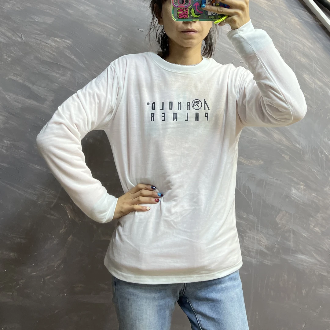 念北穿搭简约长袖宽松圆领套头百搭T恤