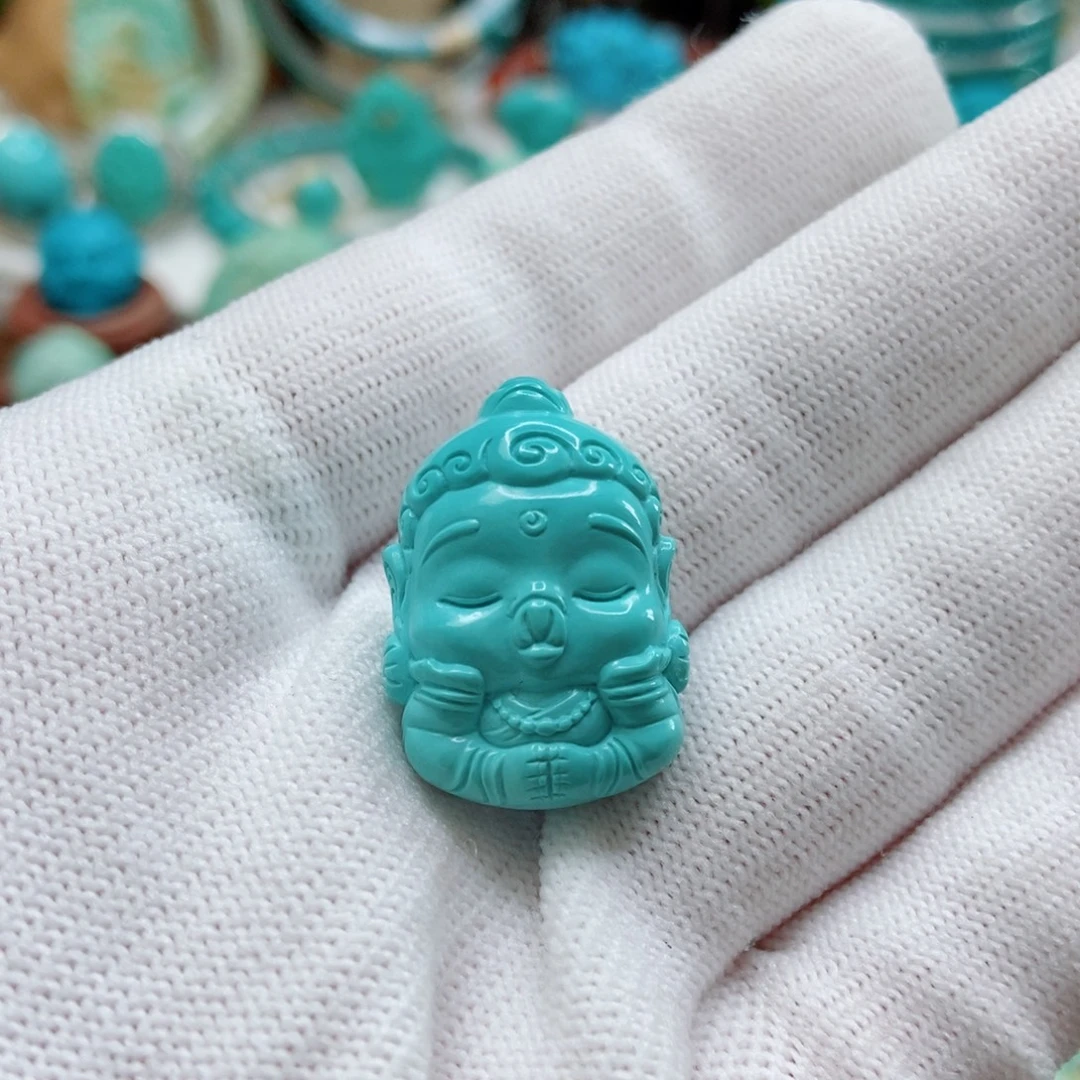 绿松石未镶嵌嘟嘟