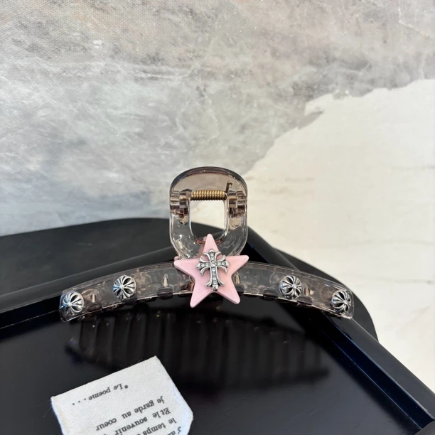 粉星星十字抓夹FJ1333