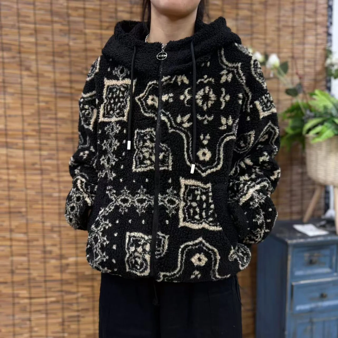 17784新款加厚冬季双面穿洋气减龄休闲时尚棉服