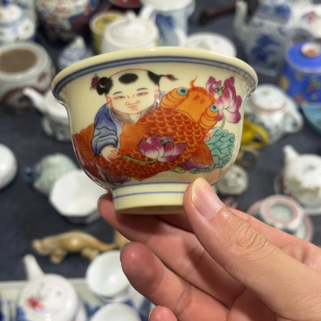 摆件景德镇陶瓷杯子