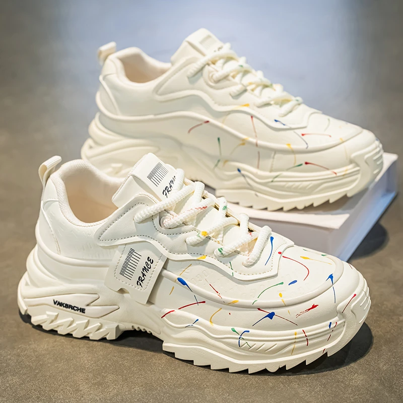 【专柜品质】男鞋2025春秋爆款 小白男士休闲鞋 增高时尚时尚运动鞋