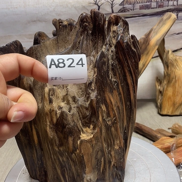 王***3木直播间木质摆件