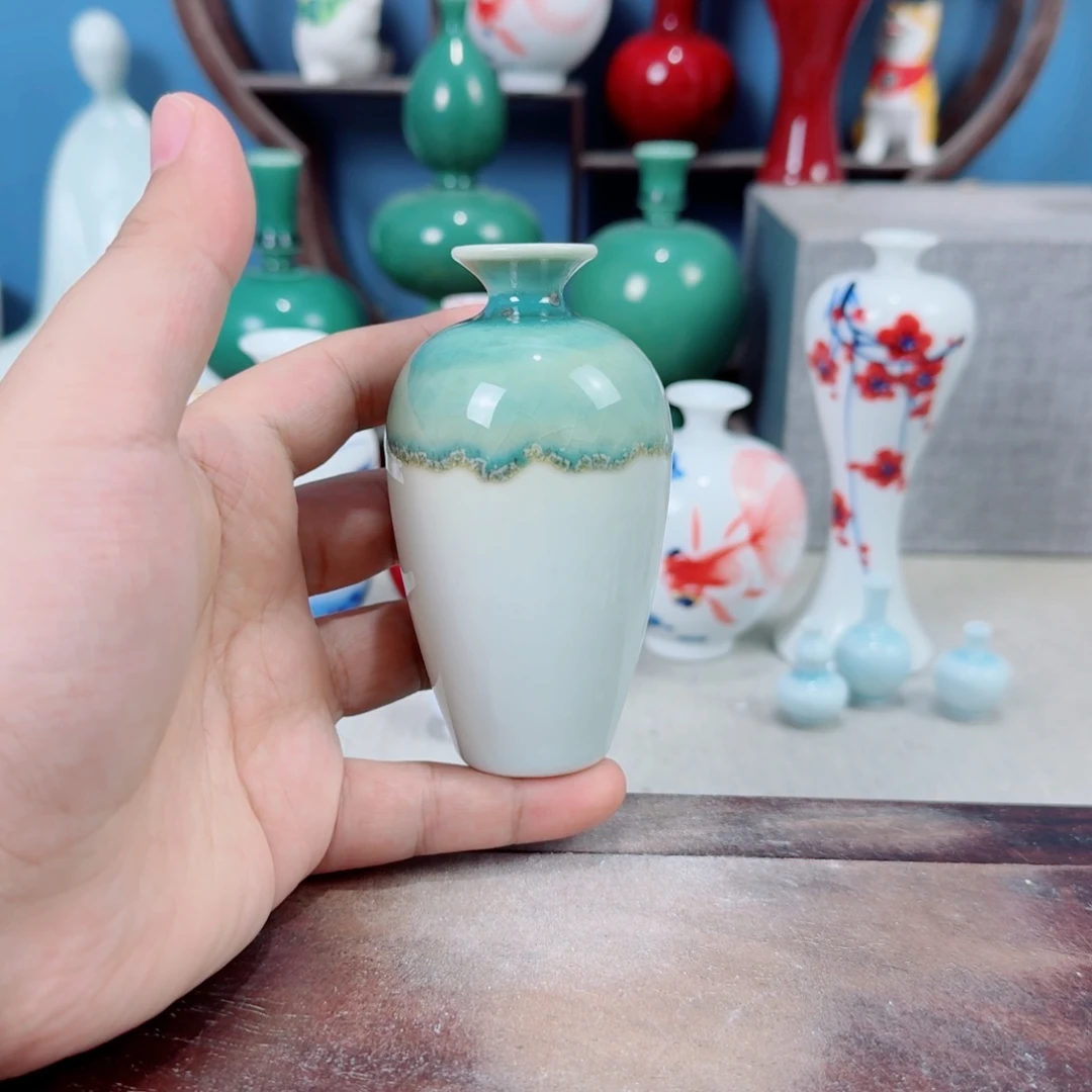 陶瓷手工小花器摆件