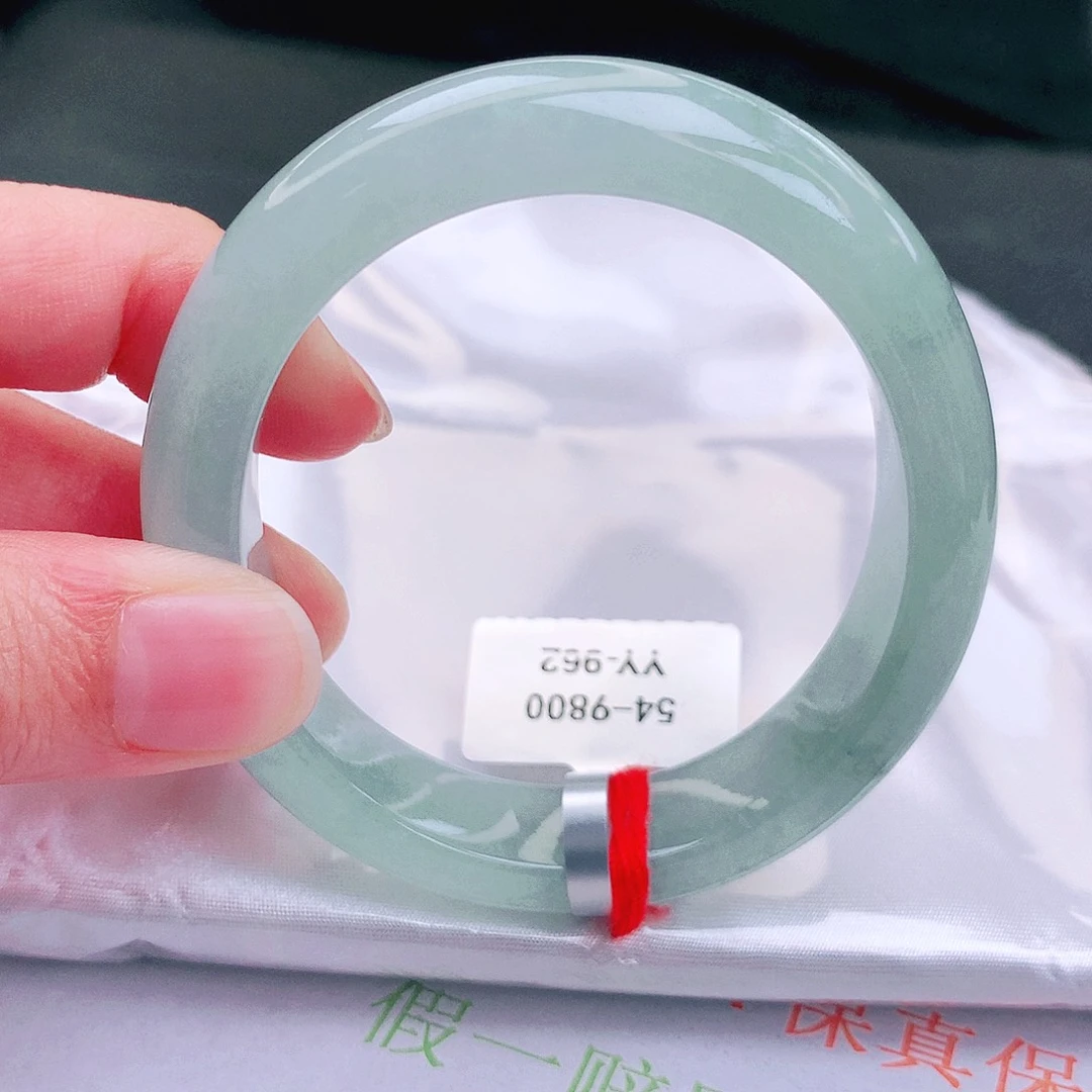 翡翠未镶嵌手镯缅甸天然a货翡翠手镯