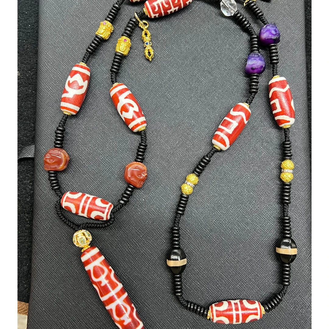 红肉多宝项链设计款/多样性发其一  TZSJE7857-M