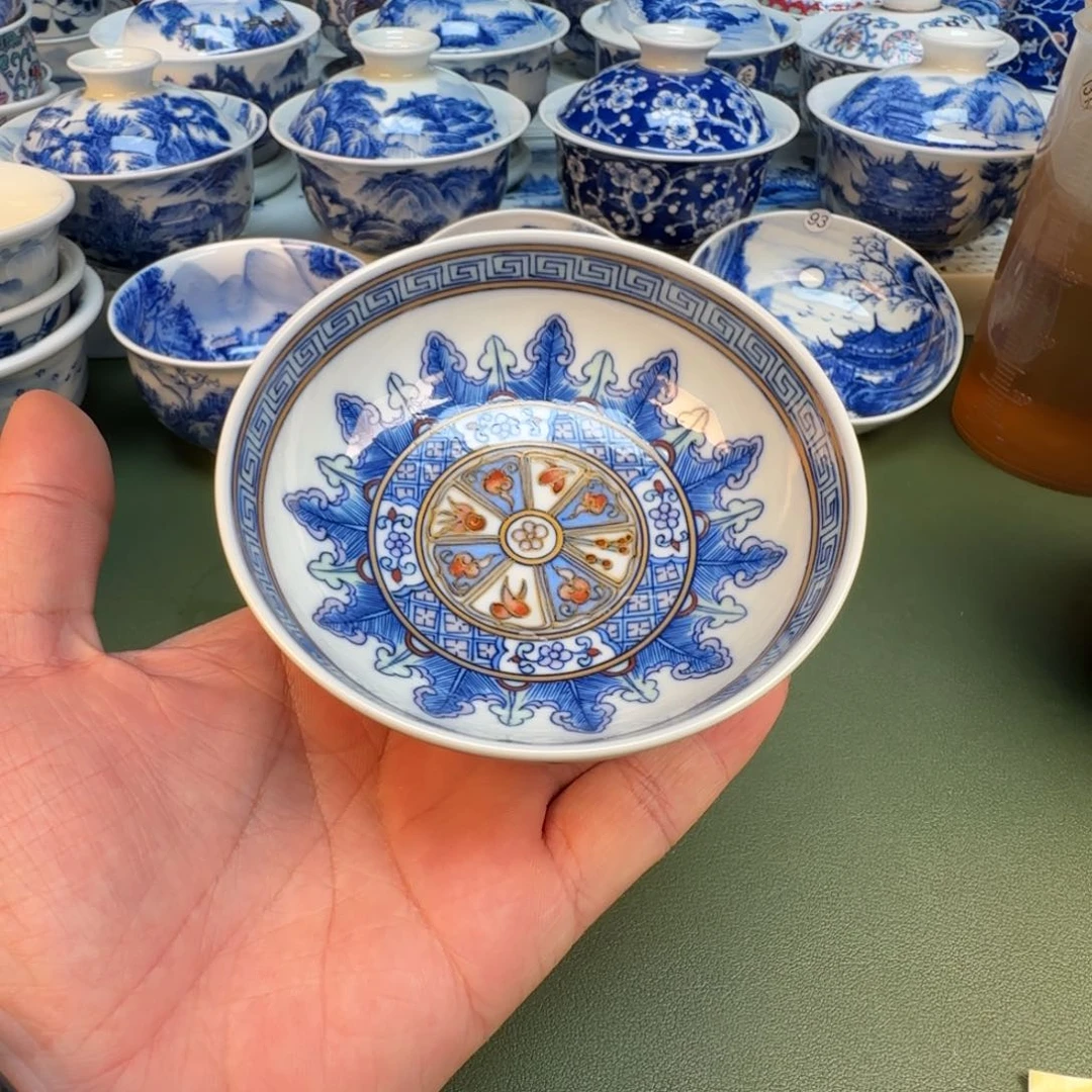 纯手工纯手绘茶具石头98