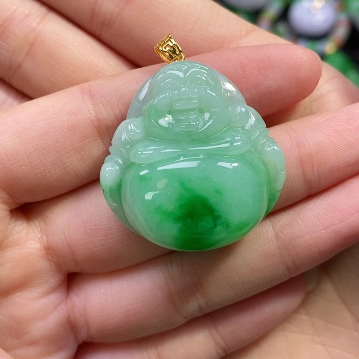 颈饰未镶嵌翡翠妙*吊坠