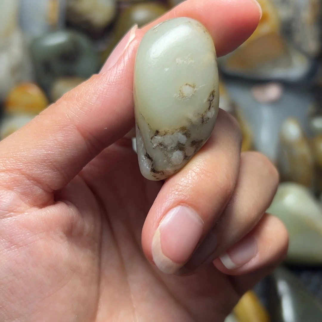 和田玉未镶嵌挂件11