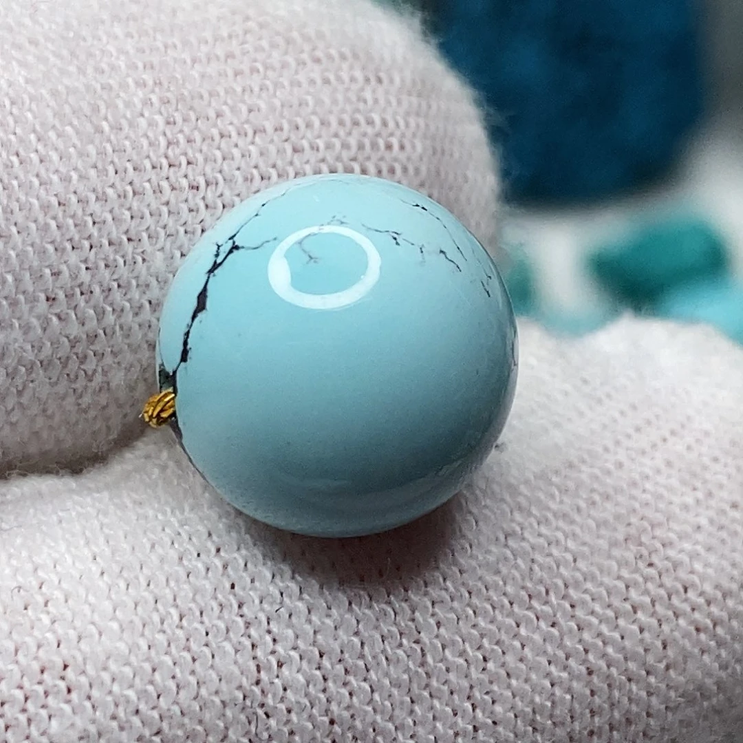 绿松石未镶嵌天然原矿 带武汉地大证书