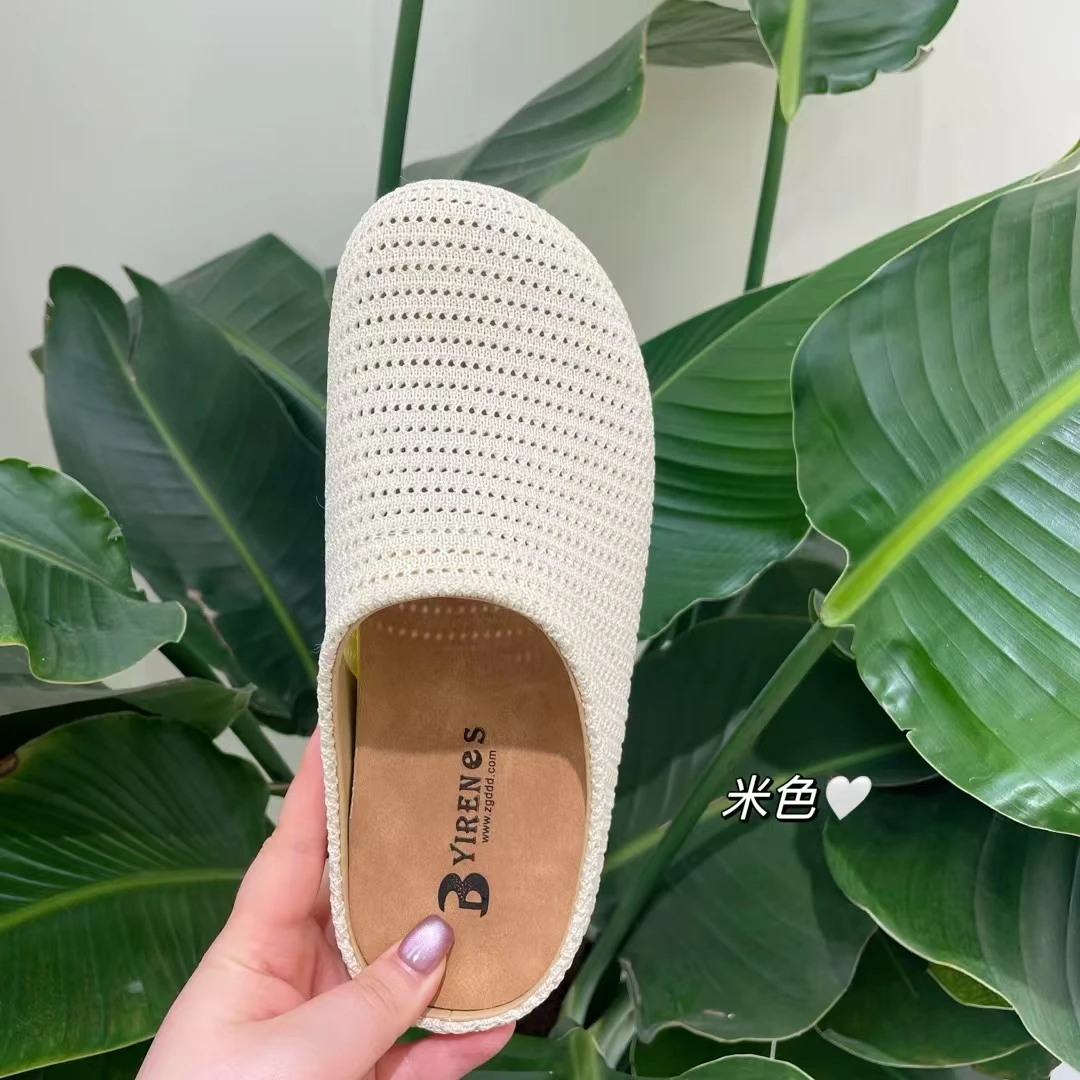 夏季外穿软底编织个性镂空包头拖透气时尚韩版平底凉拖女鞋