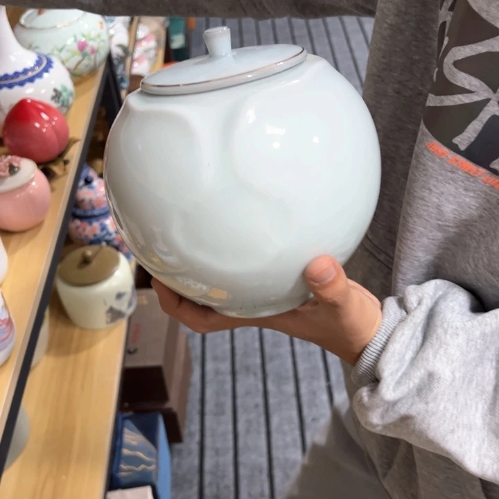 茶叶罐陶瓷家用储物罐轻微瑕疵品介意勿拍
