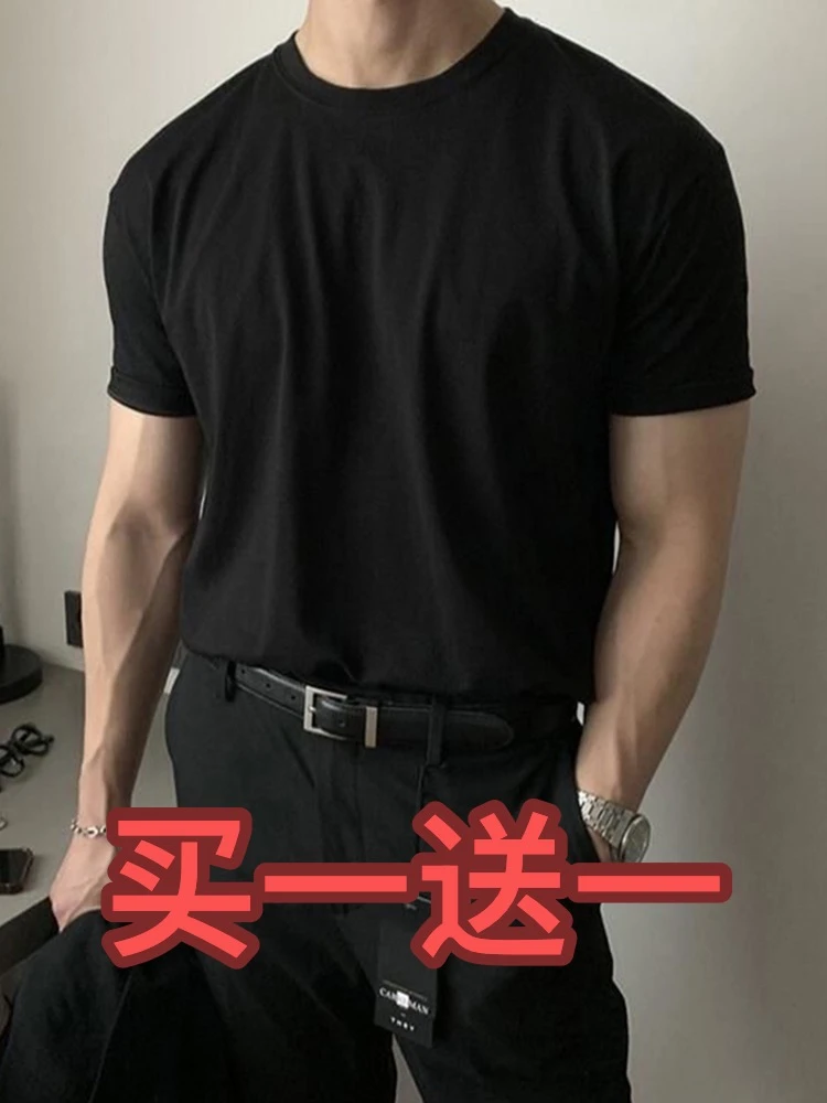 SLO 【栗丽子专属】正肩收袖口索罗娜t恤夏季内搭短袖显肌肉半袖潮