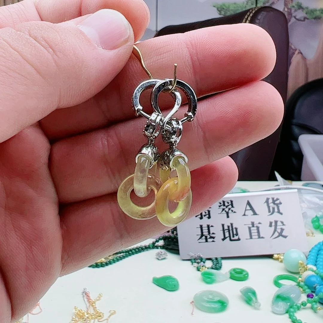 翡翠吊坠(赠链)银S925镶嵌