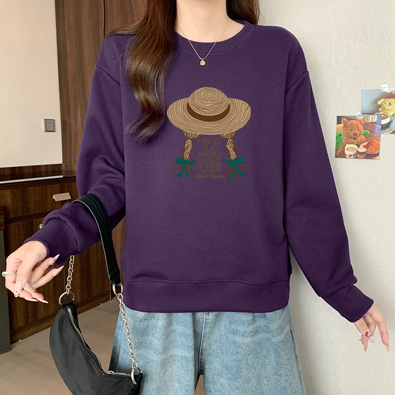 秋冬季小众设计感套头外穿卫衣女时尚休闲宽松加绒加厚洋气上衣潮