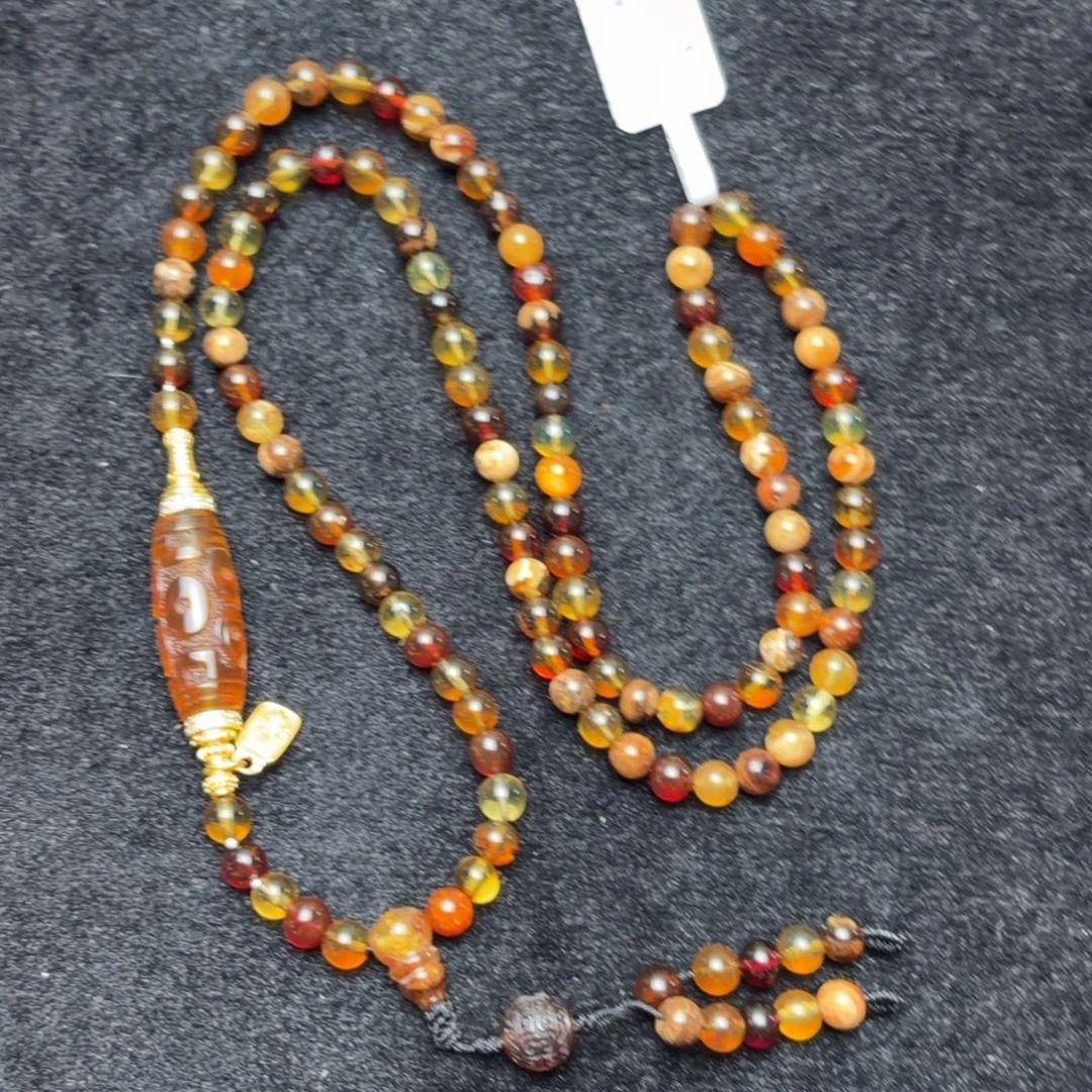 琥珀未镶嵌颈饰5.8mm仙宝设计链