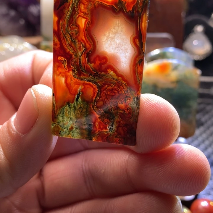 知***乐玛瑙/玉髓未镶嵌颈饰