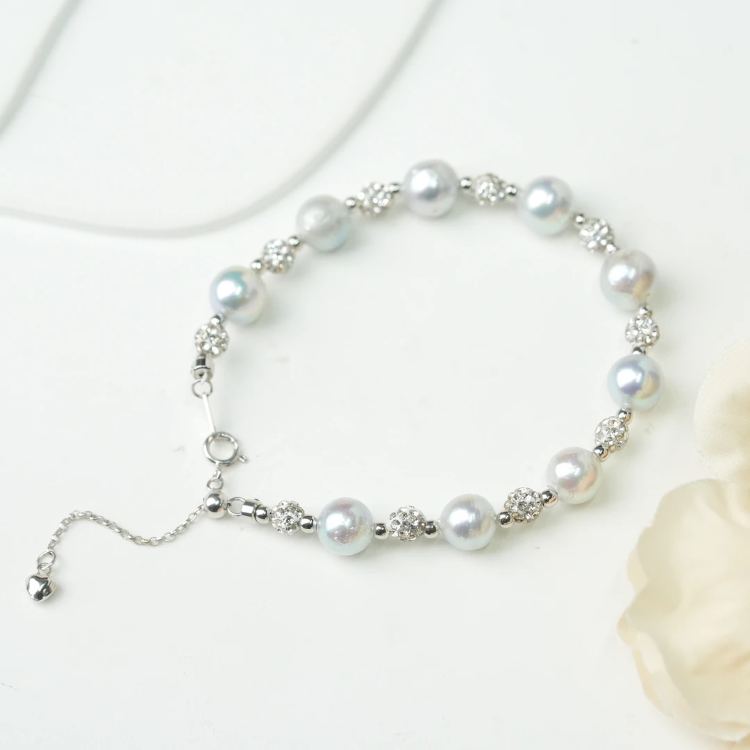 【云中意】银海水珍珠手串约卡8mm-多样性发货-ddzz