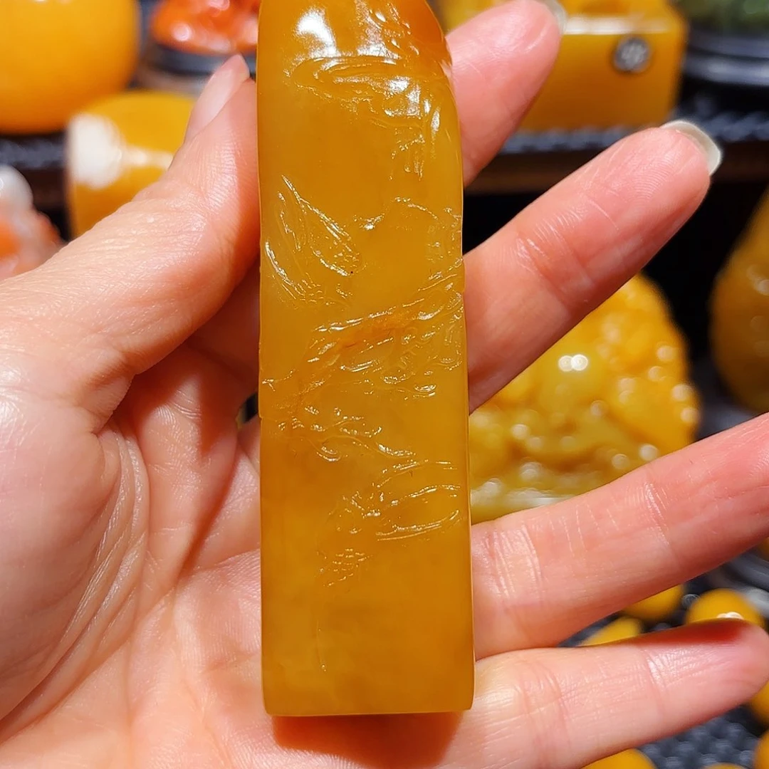 田黄石月**玉石雕石雕石雕