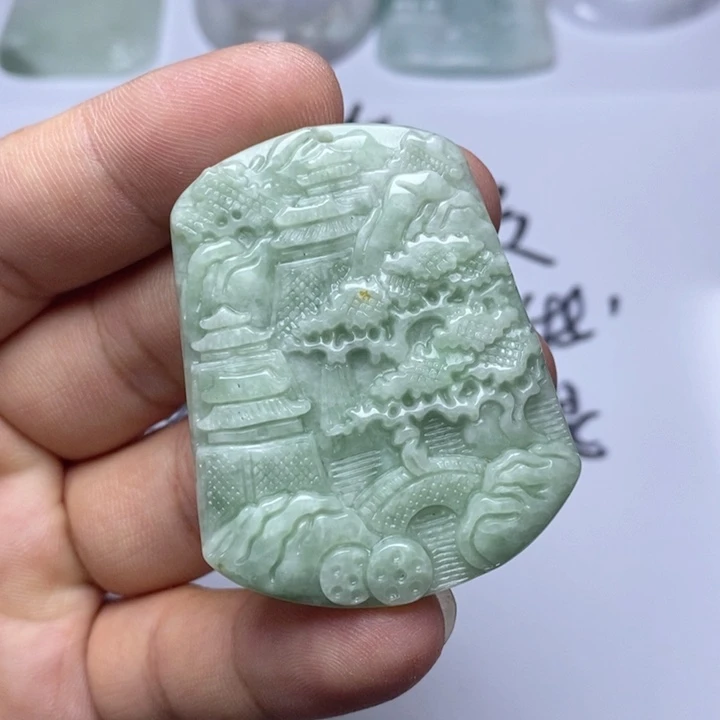 颈饰未镶嵌翡翠翡翠