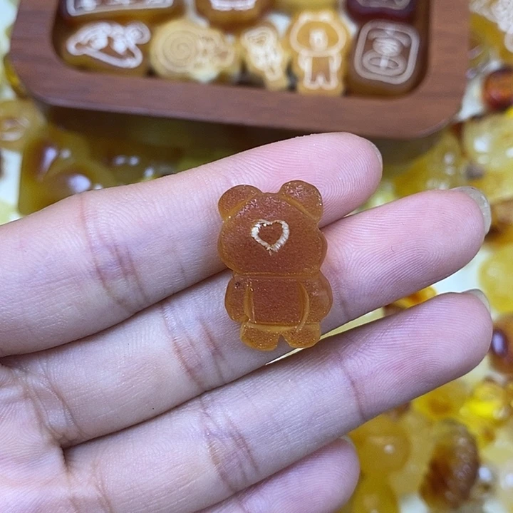 吊坠橄榄核原皮小熊109