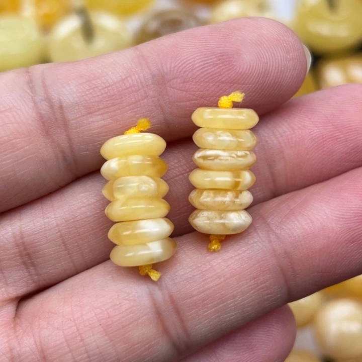 裸石蜜蜡未镶嵌蜜蜡9➕隔片 多样性发一组