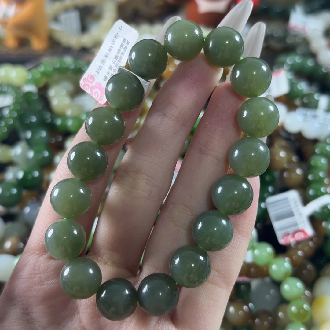 和田玉未镶嵌手链93