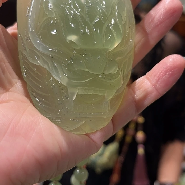 未镶嵌岫玉毛衣链