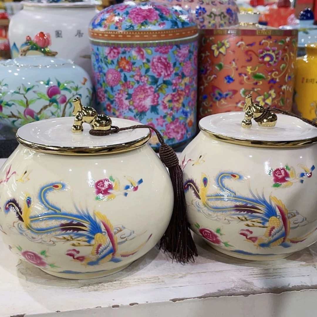 【闪购商品】罐陶瓷茶叶罐密封罐