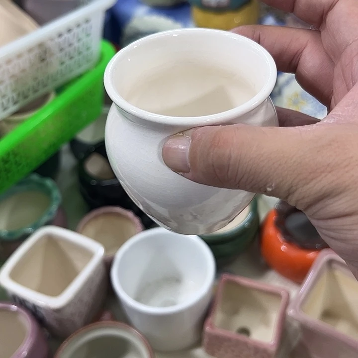 微瑕陶瓷花盆满9.9发