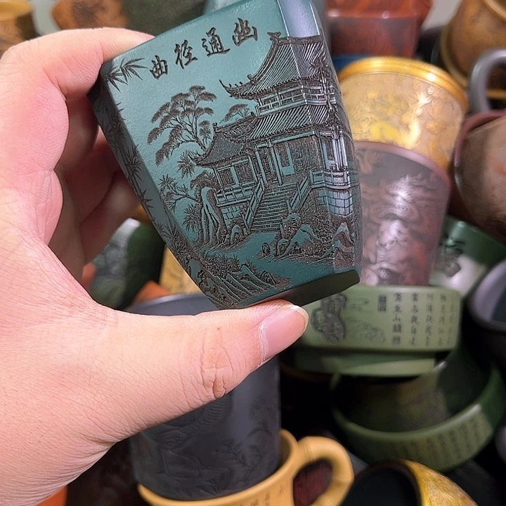 茶杯紫砂全手工紫砂主人杯