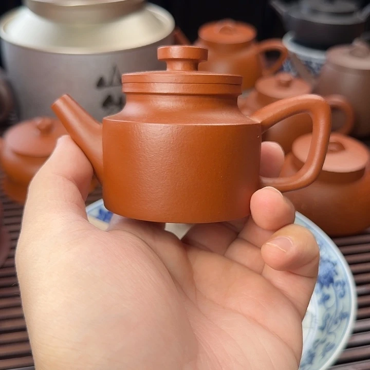 甘***尧茶壶紫砂微瑕简十