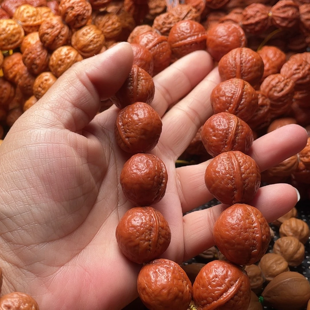 ****风手串文玩核桃光头