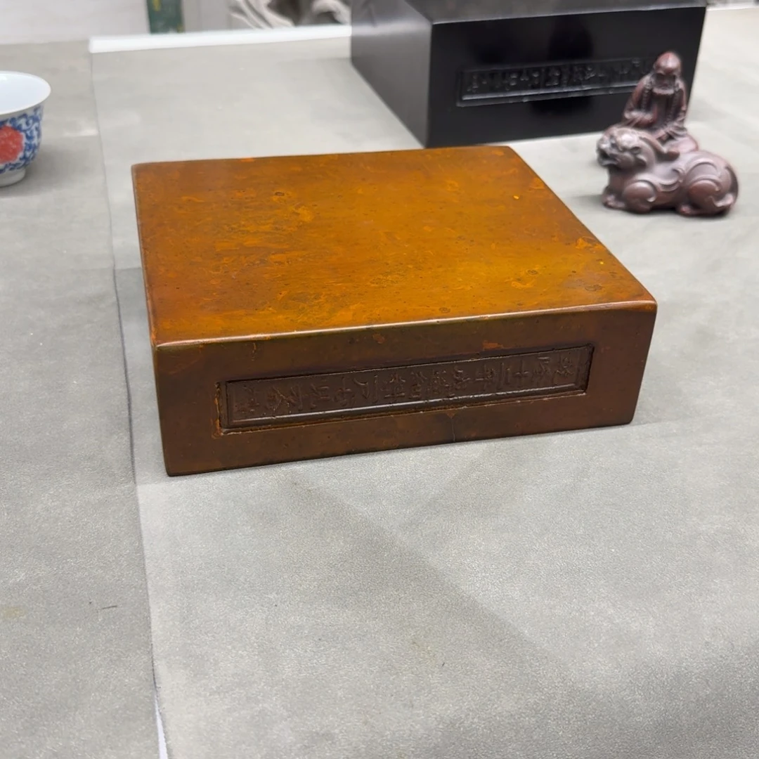 砖雕20x18 老料金砖古铜色