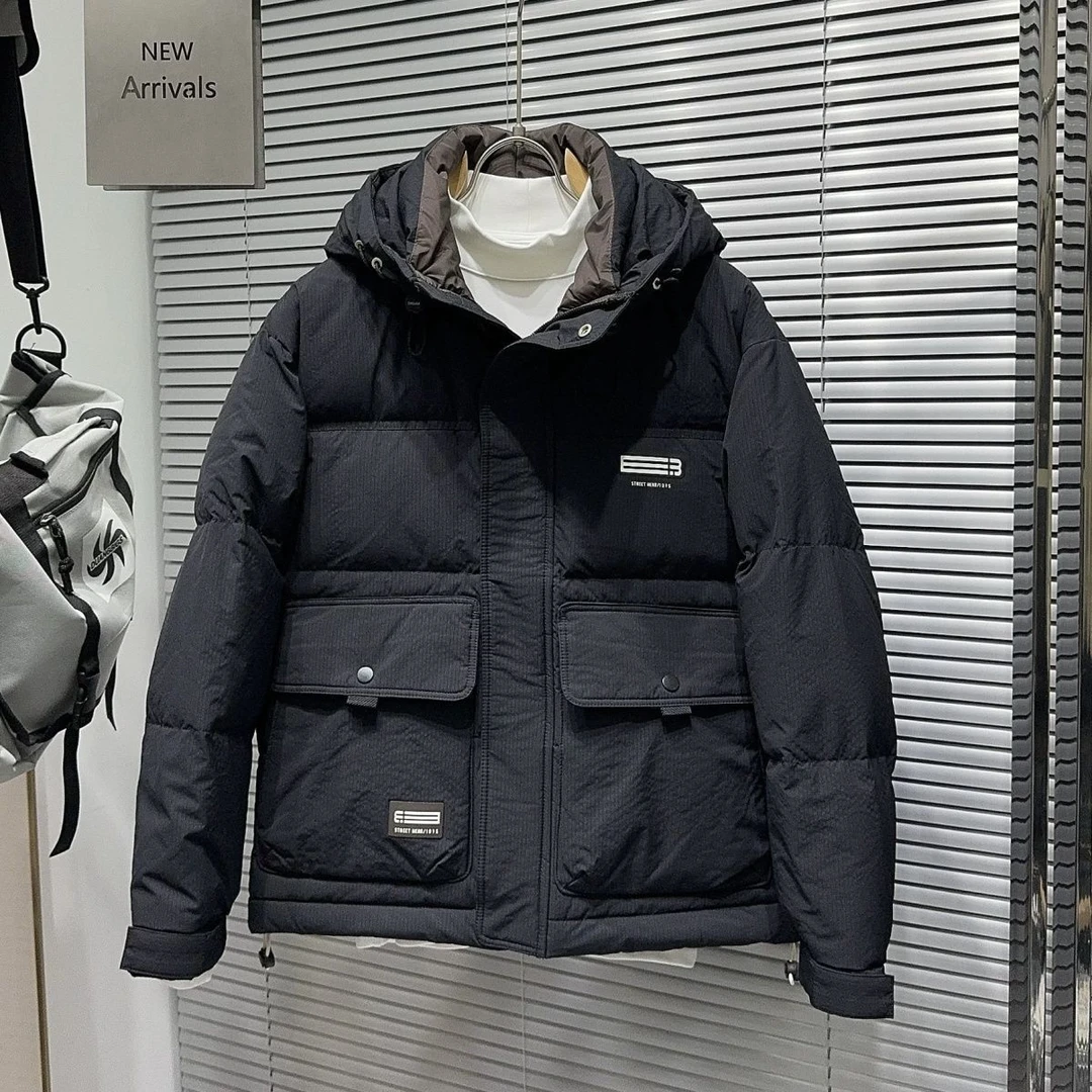 【石头清货价】冬季户外连帽保暖潮流休闲百搭宽松加厚抗寒外套