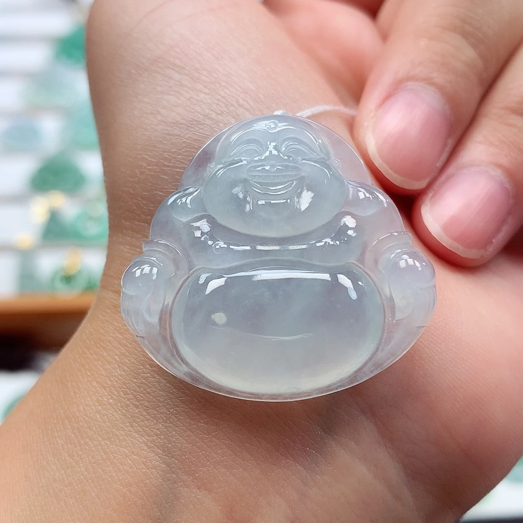 翡翠未镶嵌吊坠(不含链)32.5-34.4-6.1