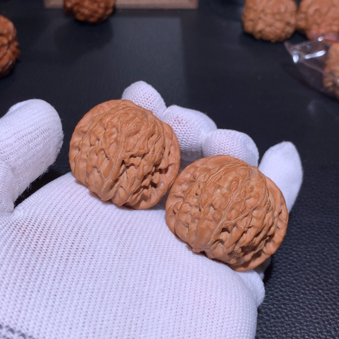 看***我把件文玩核桃老树磨盘40