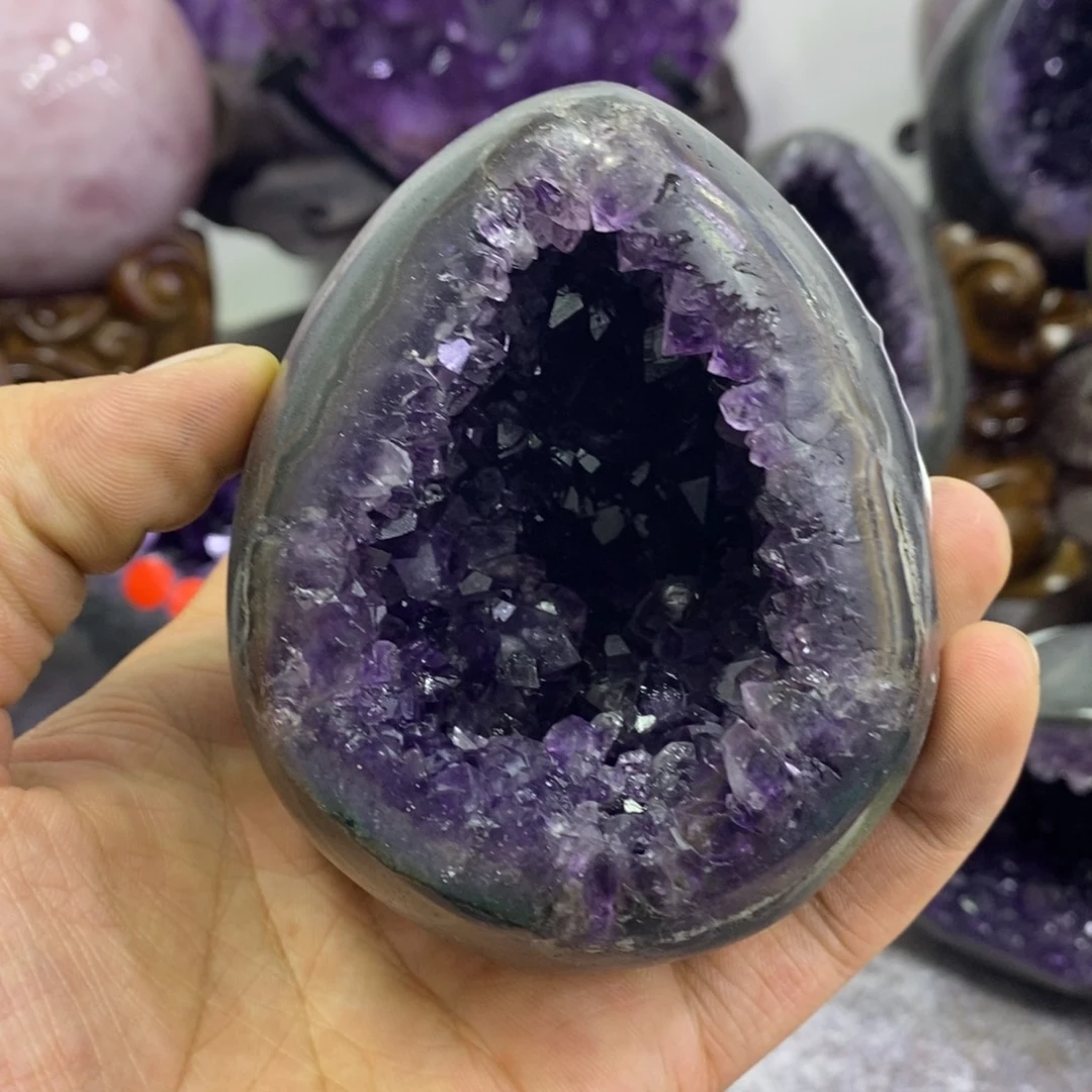 紫晶未镶嵌珠宝半成品820