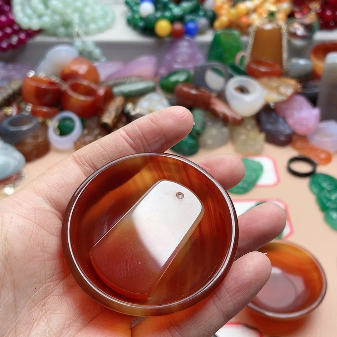 玛瑙/玉髓颈饰合金༺****