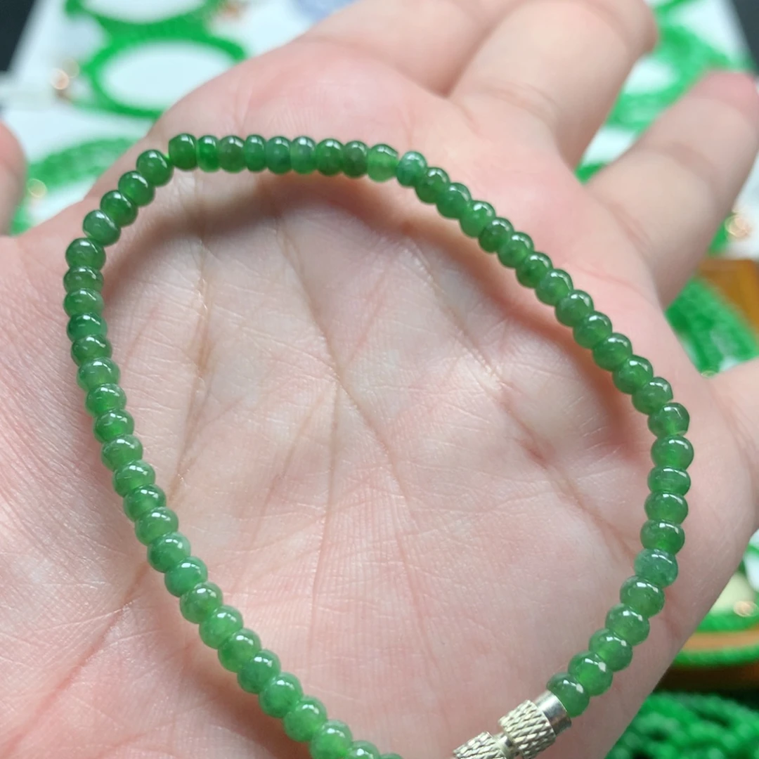 翡翠未镶嵌手链翡翠
